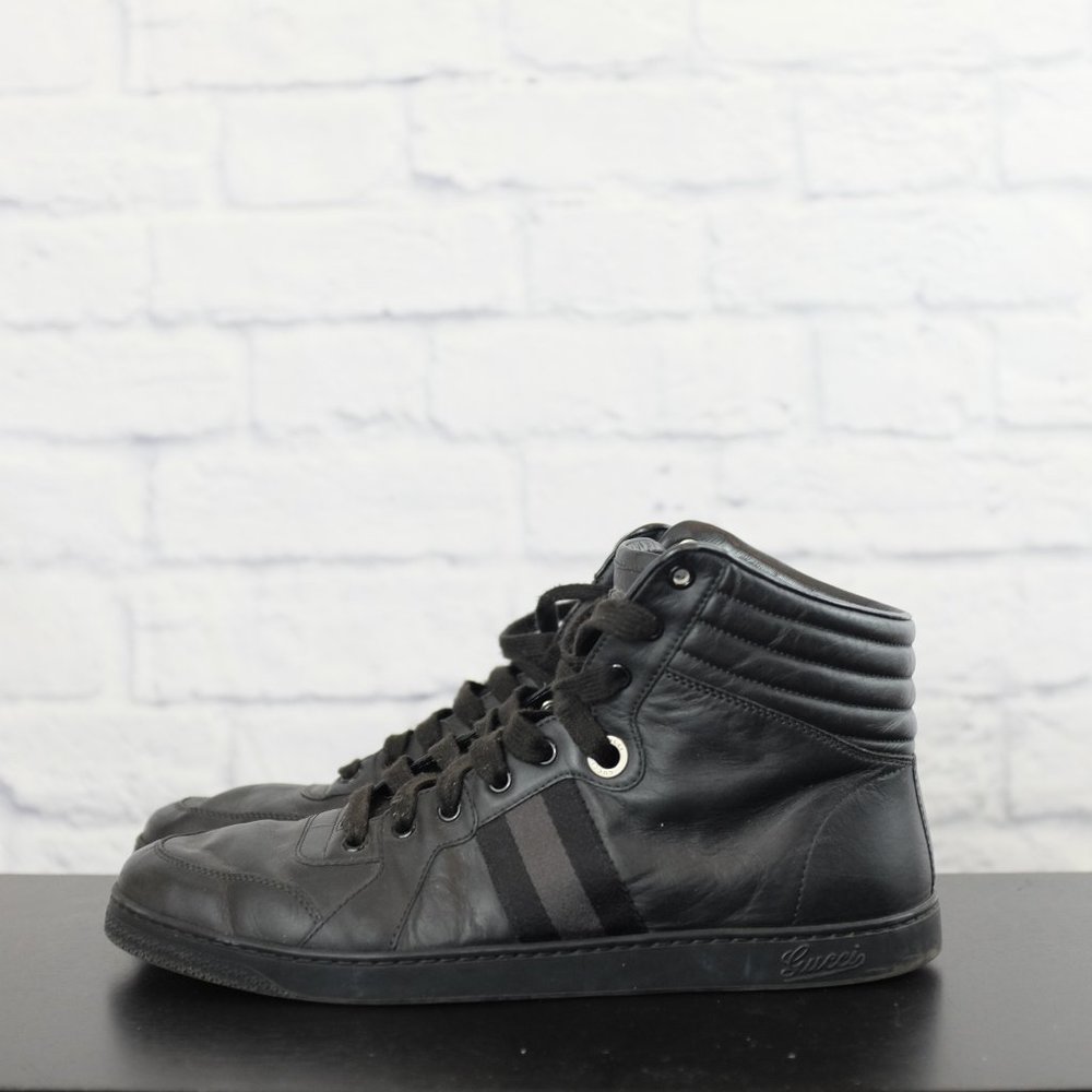 All Black Men's high-top Ace sneaker